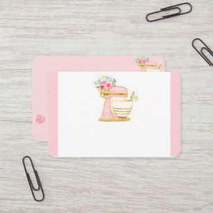Pastery Business Card UK / Euro, 8.5 cm x 5.5 cm