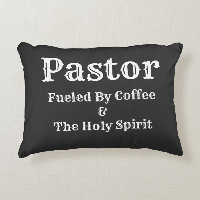 Pastor Accent Pillow (Front)