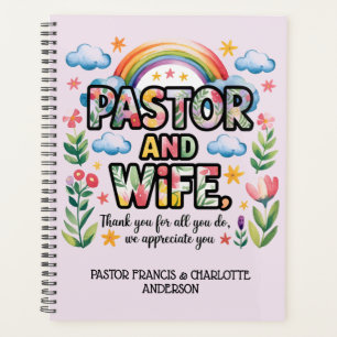 ✝️Pastor and Pastor's Wife Appreciation Gift Names Planner
