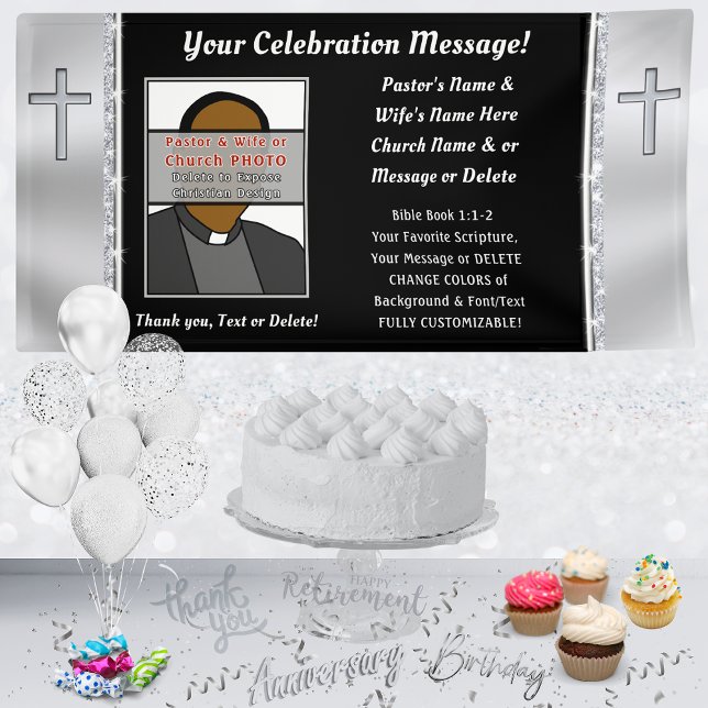 Pastor Anniversary Banner Ideas, Church Banner (Church Anniversary Banners, Pastor Appreciation Banner Ideas or Any Occasion. Church Banners. )