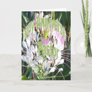 Pastor Anniversary Card