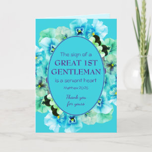 PASTOR APPRECIATION   1ST GENTLEMAN   Thank You