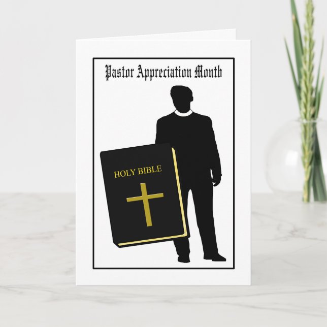 Pastor Appreciation Month Card (Front)