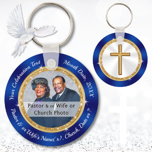 Pastor Appreciation or Church Anniversary Favors Key Ring