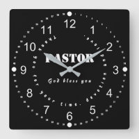 Pastor Appreciation Thank You for Time Pocket Watc