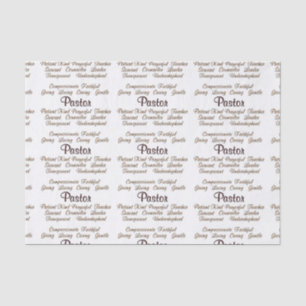 Pastor Attributes Tissue Paper