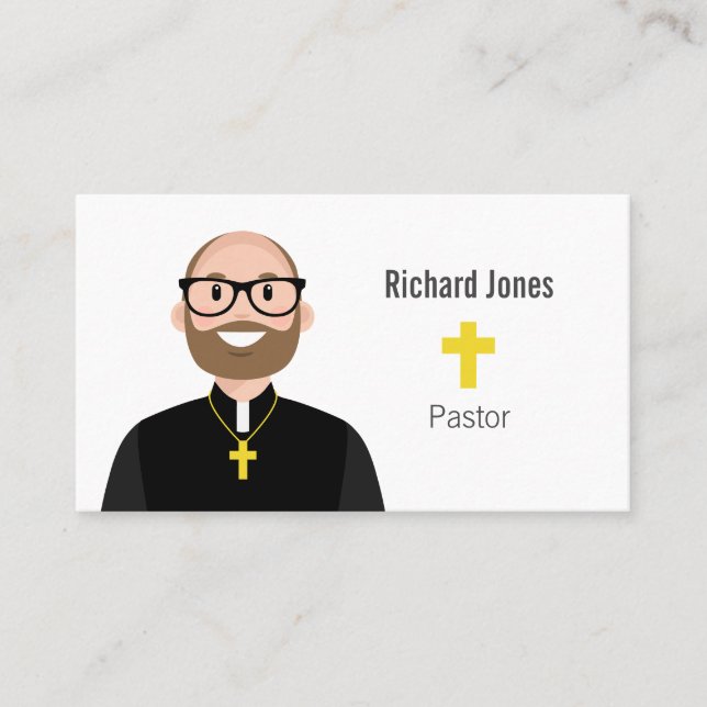 Pastor Business Card (Front)