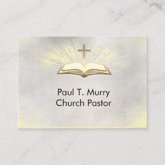 Pastor Christian Cross Ministry Business Card