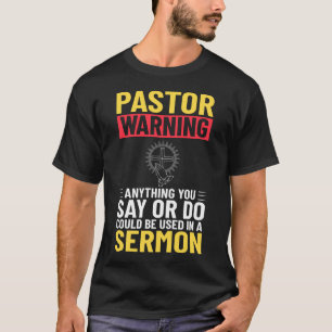 Pastor Church Minister Clergy Christian Jesus T-Shirt