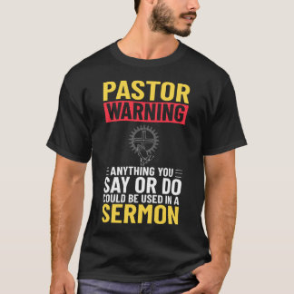 Pastor Church Minister Clergy Christian Jesus T-Shirt