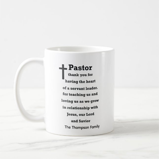 Pastor Coffee Mug (Left)