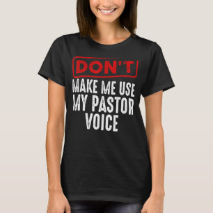 Pastor For Men Women Christian Preacher Priest T-Shirt