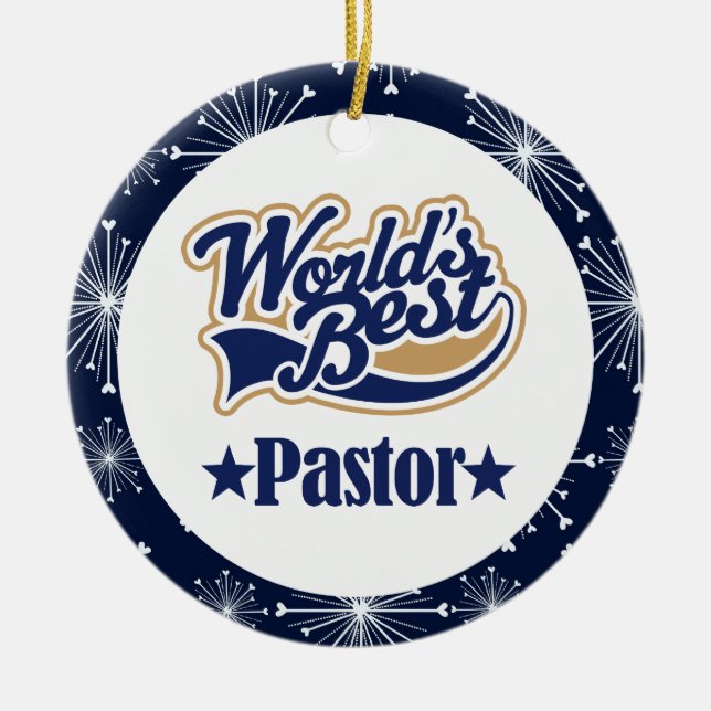 Pastor Gift Ornament (Front)