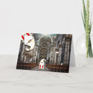 Pastor Gnome Cathedral Greeting Cards