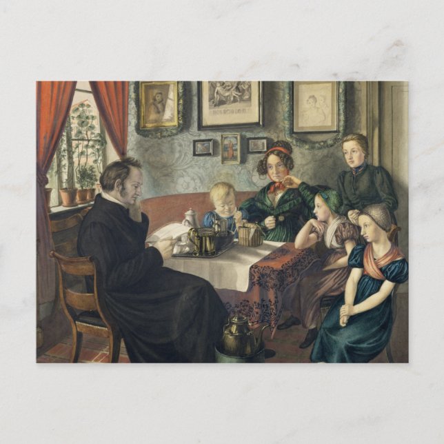 Pastor Johann Wilhelm Rautenberg and his Postcard (Front)