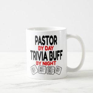 Pastor Loves Playing Trivia  Coffee Mug