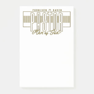 Pastor Man Of God Post-It Notes
