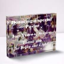 Pastor Recognition