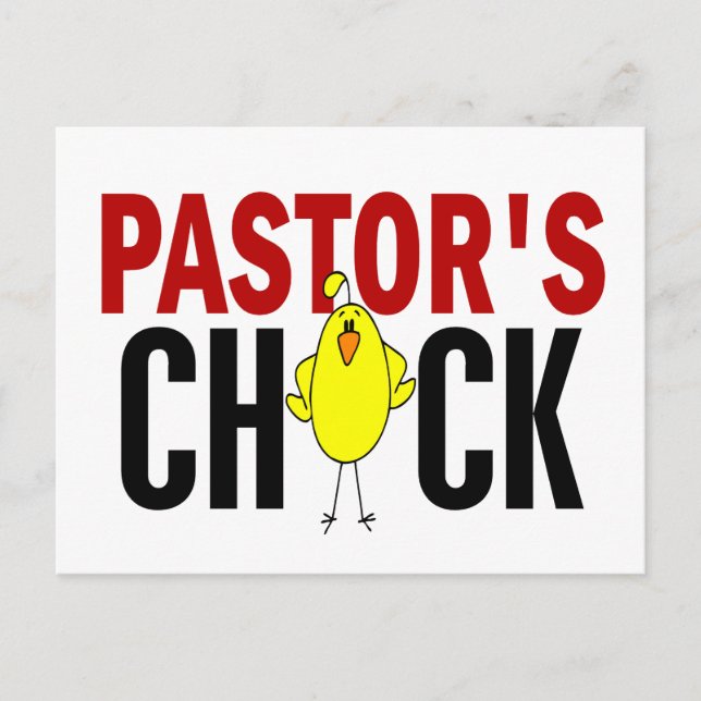 PASTOR’S CHICK POSTCARD (Front)