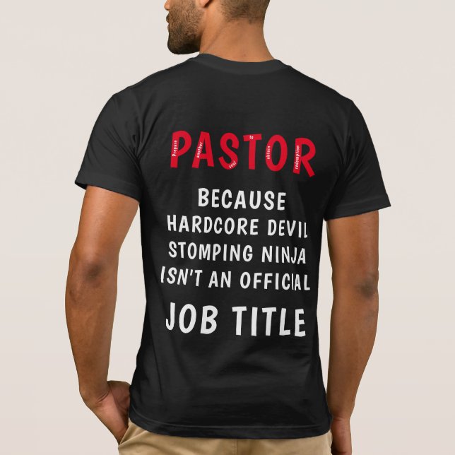 Pastor T-Shirt (Back)