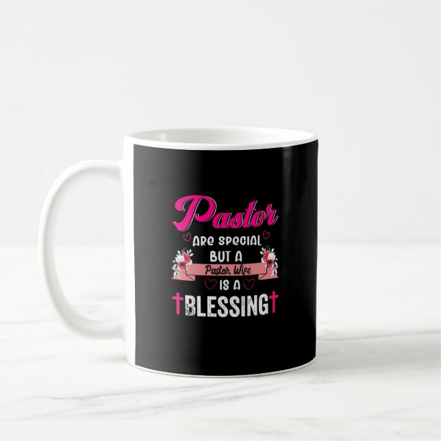 Pastor Wife Appreciation Gift Christian Church Jes Coffee Mug (Left)