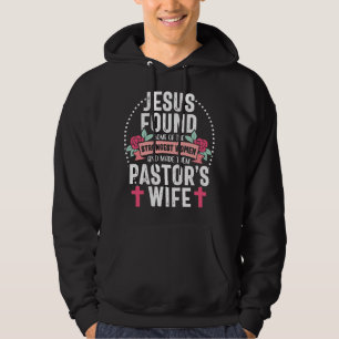 Pastor Wife Proud Jesus Christian Church Appreciat Hoodie