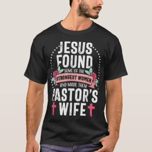 Pastor Wife Proud Jesus Christian Church Appreciat T-Shirt