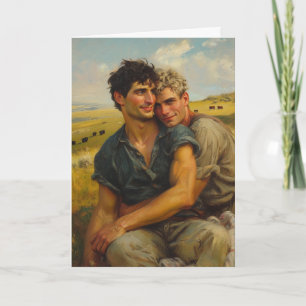 Pastoral Embrace Golden Hour Card