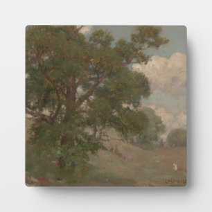 Pastoral Landscape Louis Loeb(American, 1866-1909) Plaque