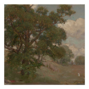 Pastoral Landscape Louis Loeb(American, 1866-1909) Poster