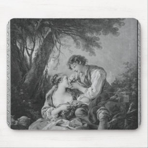Pastoral scene mouse pad