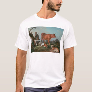 Pastoral scene with a cowherd T-Shirt