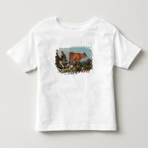 Pastoral scene with a cowherd toddler T-Shirt