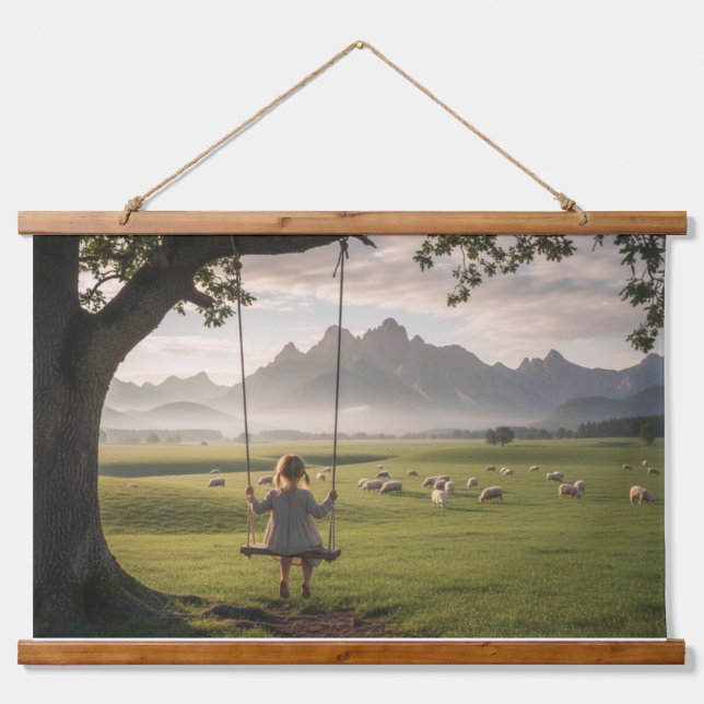 Pastoral Serenity Hanging Tapestry (Front)