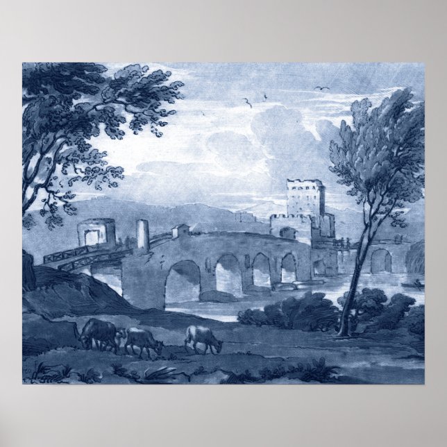 Pastoral Toile - Bridge Poster (Front)