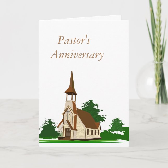 Pastor's Anniversary Card (Front)