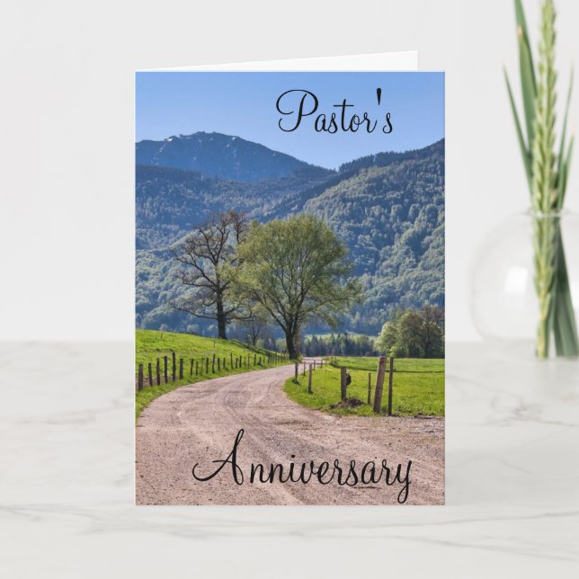 Pastor's Anniversary Card (Front)