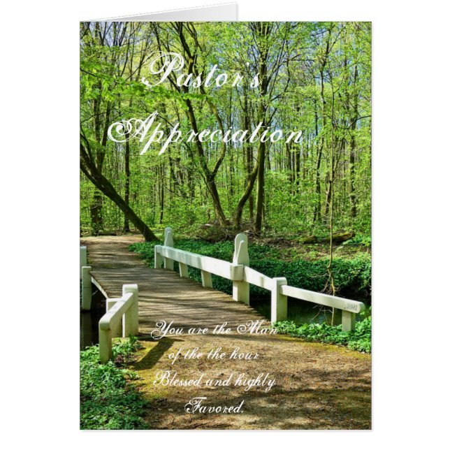 Pastor's Appreciation (Front)