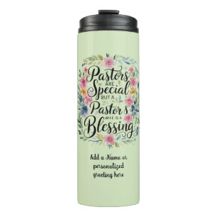 ✝️ Pastors Wife Appreciation Gift Blessing Custom Thermal Tumbler