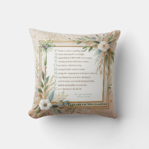 Pastors Wife Gift Ideas Poem Personalised Thanks Cushion