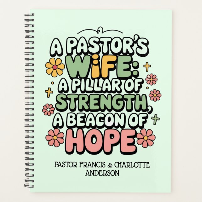 ✝️Pastor's Wife Planner Appreciation Gift Ideas (Front)