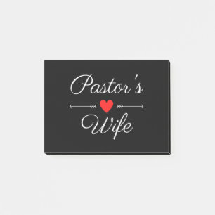 Pastor's Wife Post-it Notes