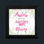 ✝️ Pastor's Wife Wives Appreciation Gift Thank You Gift Box<br><div class="desc">✝️ Show your appreciation for Pastor's wives, and the Pastor's wife with this attractive Pastor wife, women in ministry gift which is perfect as an appreciation gift, thank you gift, for birthday, Christmas, retirement or on the day of the Pastor's ordination anniversary, newly ordained etc. Add personalised details as required....</div>