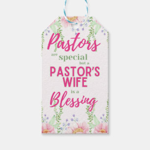 ✝️ Pastor's Wife Wives Appreciation Gift Thank You Tags