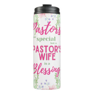 ✝️ Pastor's Wife Wives Appreciation Gift Thank You Thermal Tumbler