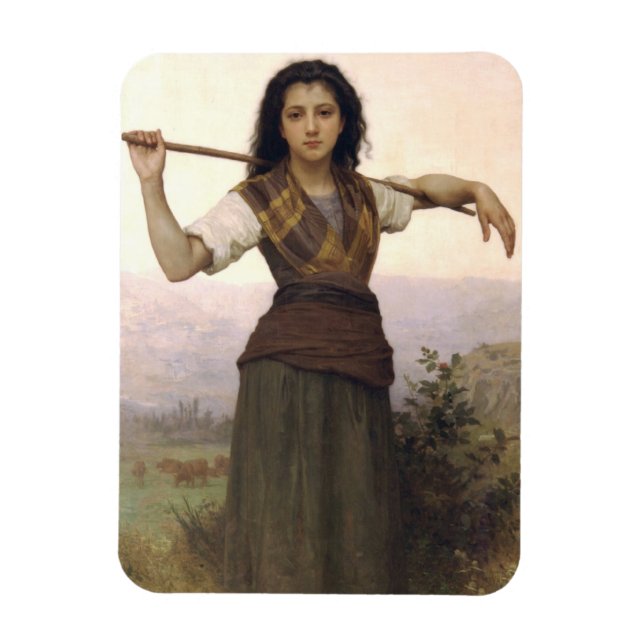 pastourelle fine art magnet (Vertical)