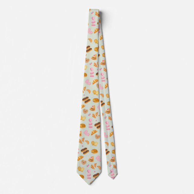 Pastries in Paris Tie (Front)