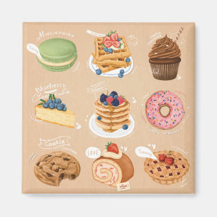 Pastries Magnet