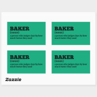 Pastry Artist Funny Definition Sticker