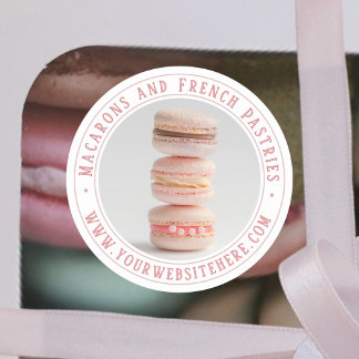 Pastry Bakery photo product packaging sticker